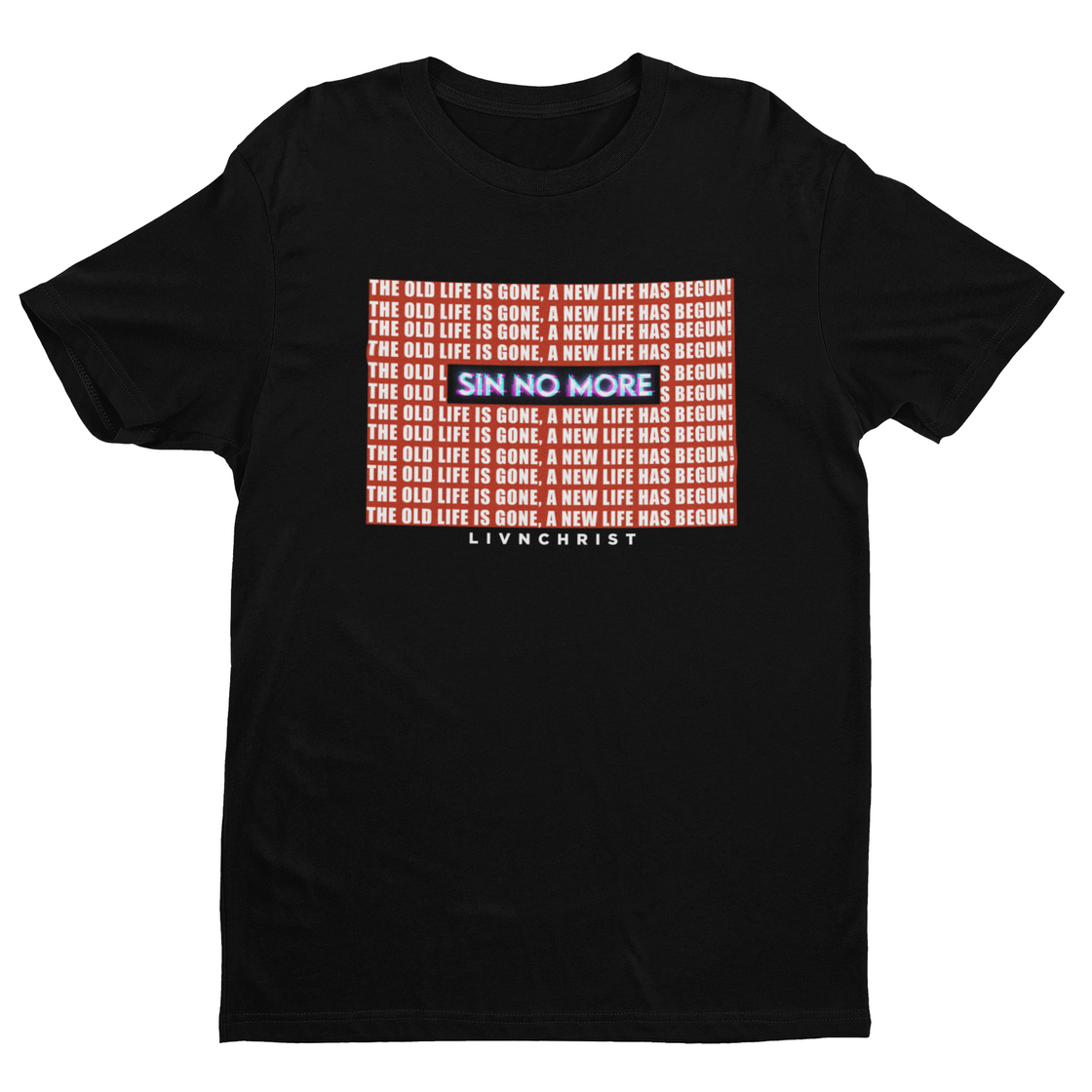 Sin No More T Shirt - Black T Shirt For Women's | Livnchrist