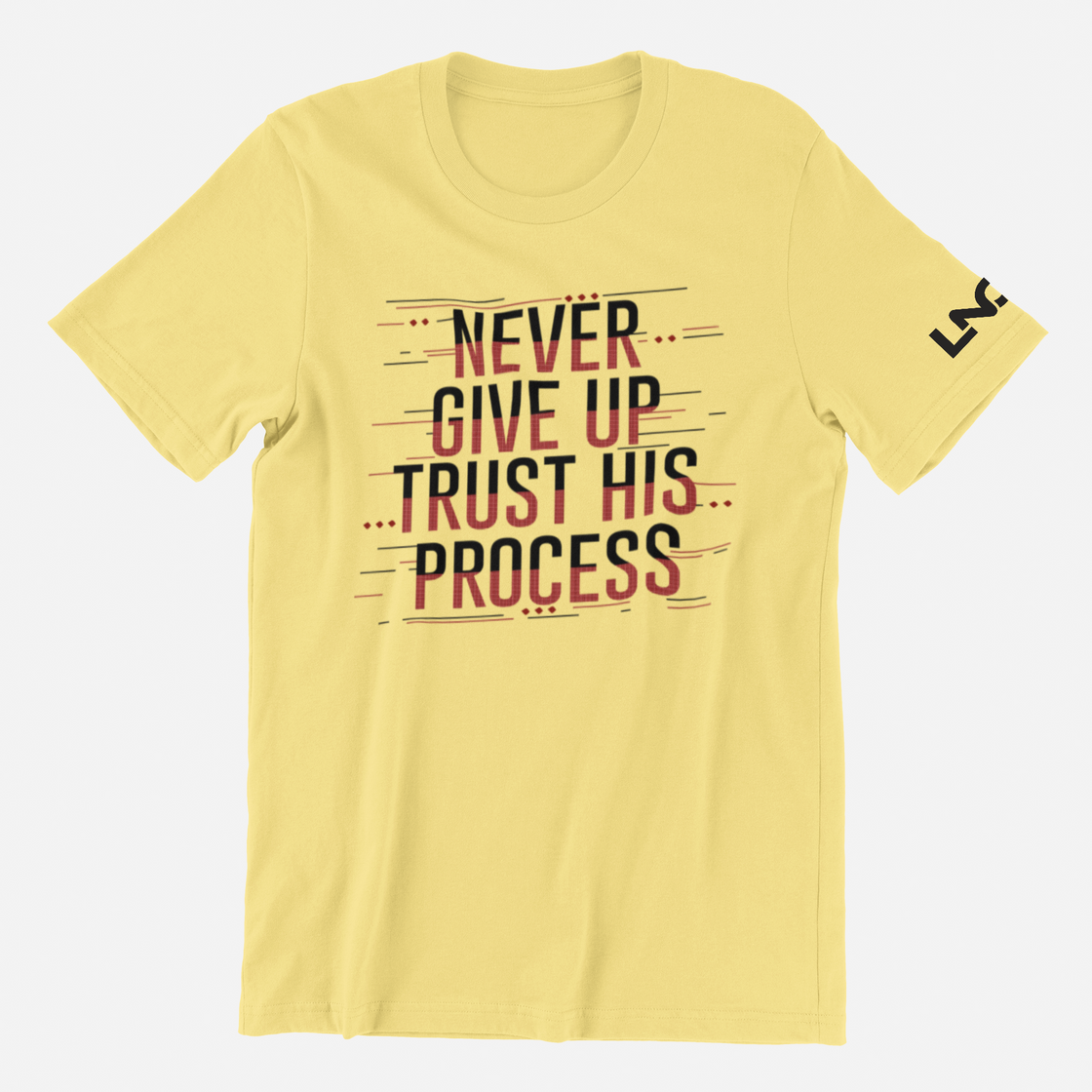 Trust His Process - Yellow Tee For You | Livnchrist