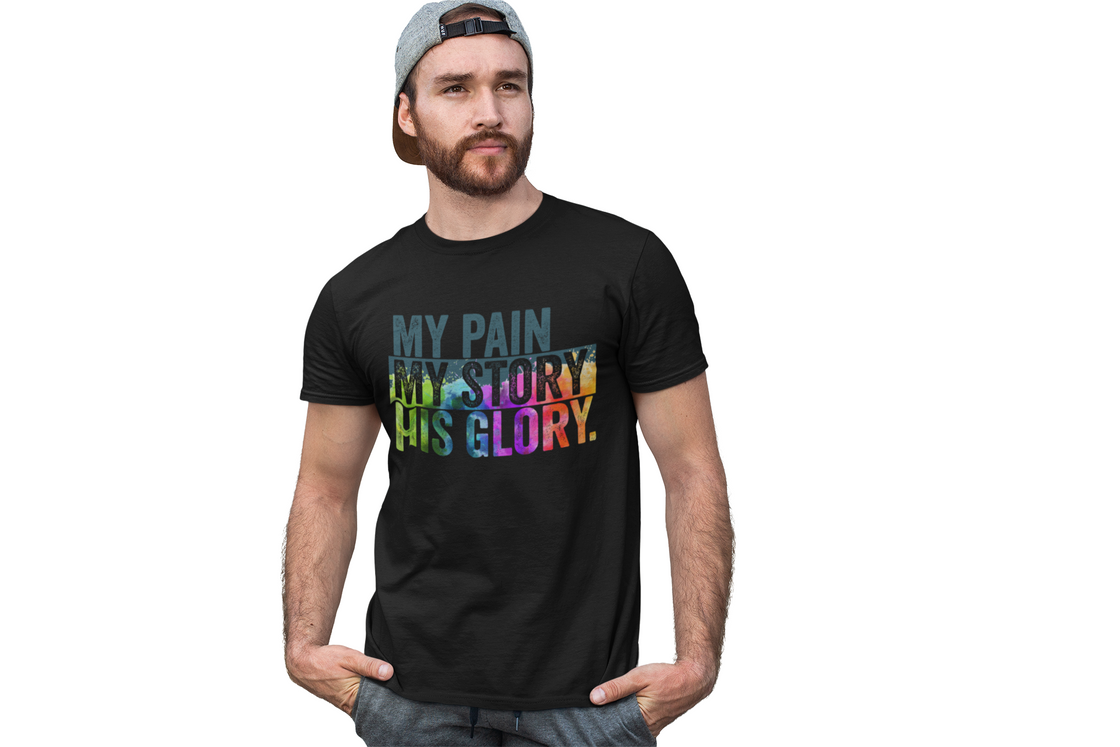 My Story Tee - Black T-Shirt For Men's | Livnchrist